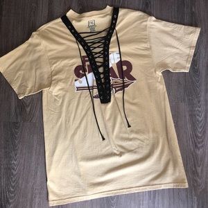 Lace up FSU Tee. New.